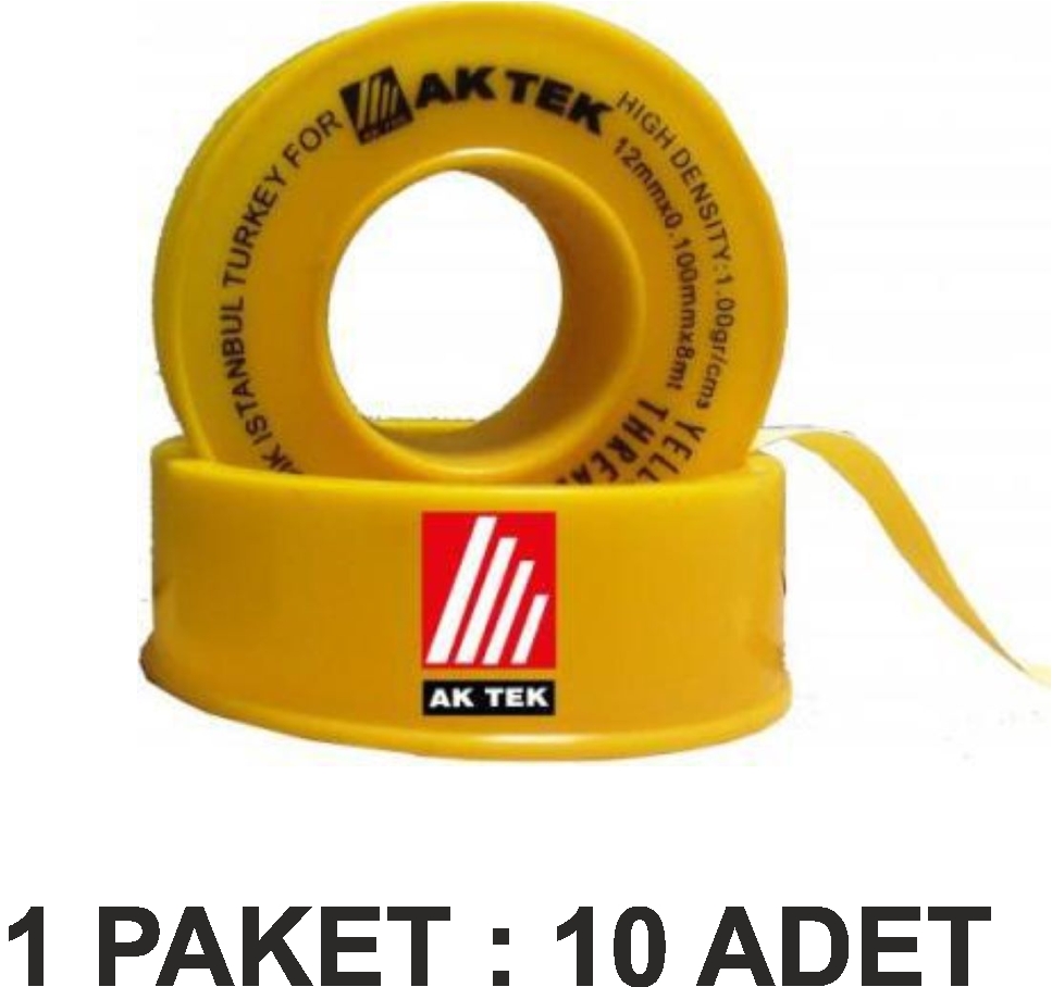 AK%20TEK%20TEFLON%20BANT%20DOĞALGAZ%20%2012mm*0,1mm*8m%20%201g/cm3%20PAKET%2010%20Li