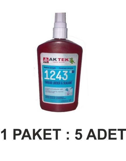 AK TEK 250 ML SIVI YAPITIRICI MACUN DOĞALGAZ & SU PAKET 5 Li