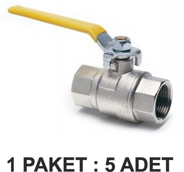 DOĞALGAZ VANASI KÜRESEL 11/2’’ PAKET 5 LU