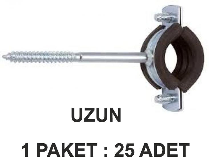 ECO DOĞALGAZ  SOMUNLU KELEPÇE 1 1/4 PAKET 25 Li